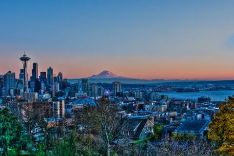 Seattle skyline Foto stock