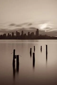 Seattle skyline Stock Photos