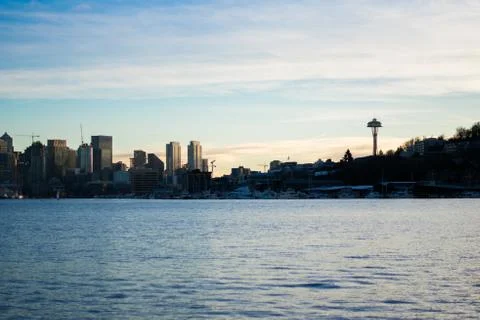 Seattle skyline view Stock Photos