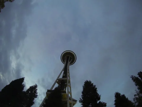 Seattle Space Needle 2 Stock Footage 35760207