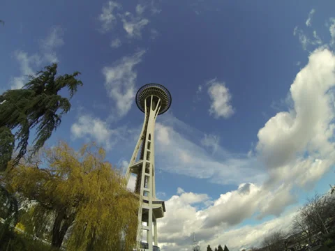 Seattle Space Needle 4 Stock Footage 35760459