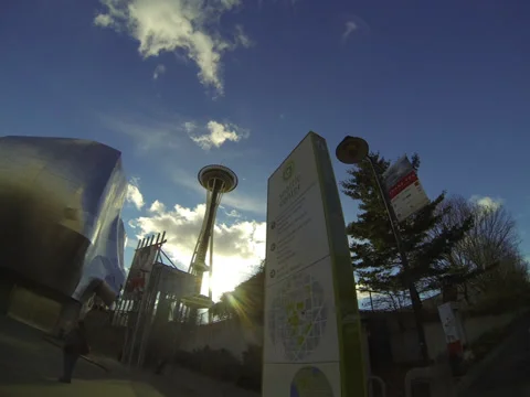 Seattle Space Needle 5 Stock Footage 35760502
