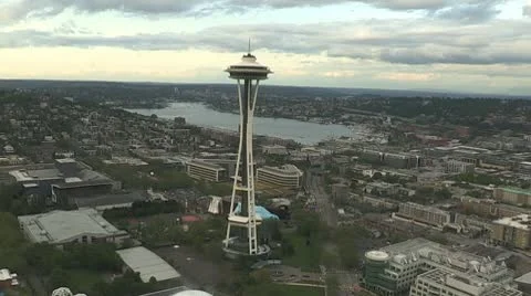 Seattle Space Needle 動画素材 10561859