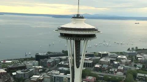 Seattle Space Needle 動画素材 10561872