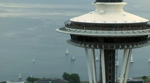 Seattle Space Needle 動画素材 10561877