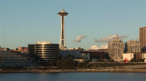 Seattle Space Needle Stock Footage 33604722