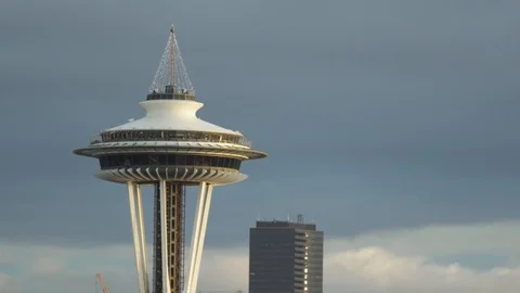 Seattle Space Needle Stock Footage 113923643