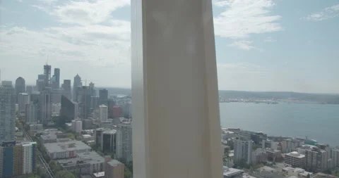Seattle Space Needle Inside Elevator Stock-Footage 197439779