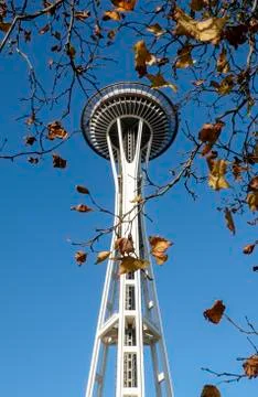 The Seattle Space Needle Stock-Fotos