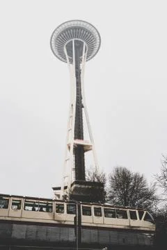 The Seattle Space Needle 写真素材