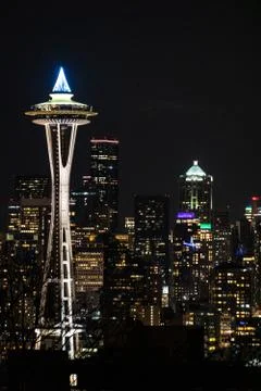 Seattle Space Needle Fotos Stock