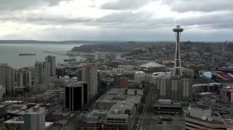 Seattle Storm Time Lapse Stock Footage 10880982