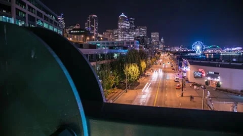 Seattle Street Timelapse Stock Footage 42822308