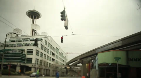 Seattle Streets Stock Footage 60114238