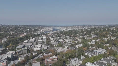 Seattle suburbs during the day Stock Footage 317752422