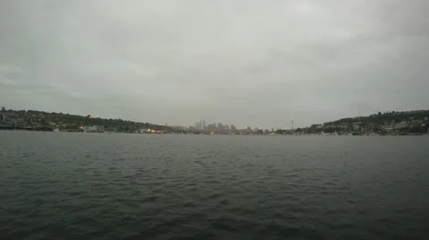 Seattle sunrise - timelapse - 1080p HD Stock Footage