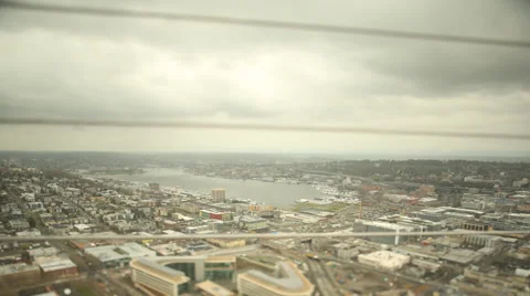 Seattle Tilt Shift Timelapse Stock Footage 60113466