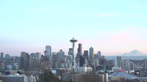 Seattle time lapse Stock Footage 49118456