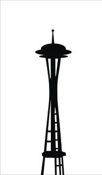Seattle tower Illustrazione stock