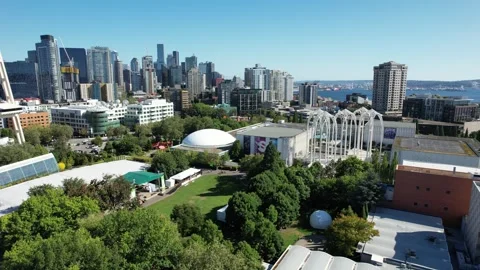 Seattle, Washington - August 28th, 2024: Plaza Stock Footage 282937700