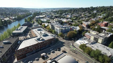 Seattle, Washington - August 29th, 2024: Downtown Fremont on a Summer Day 動画素材 282944939