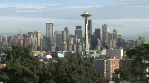 Seattle Washington Skyline Stock Footage 276412