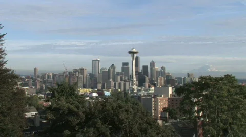 Seattle Washington Skyline Stock Footage 276413