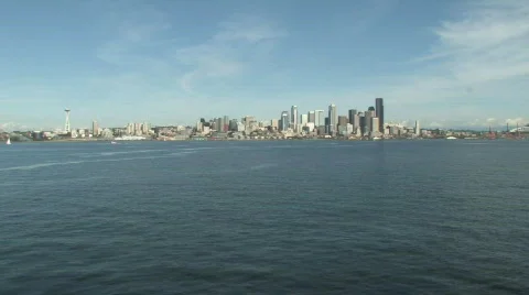 Seattle Washington Skyline Stock Footage 276432