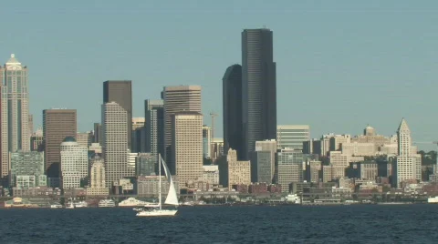 Seattle Washington Skyline Stock Footage 276473