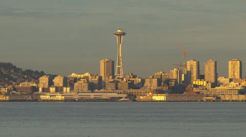 Seattle, Washington. Skyline Stock Footage 36707775