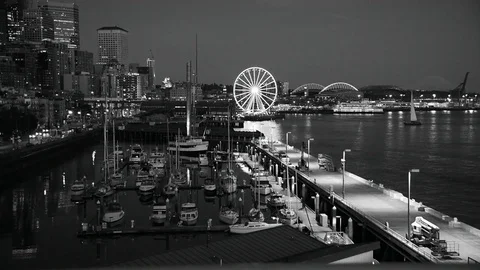 Seattle Waterfront 2017 Stock Footage 75962086