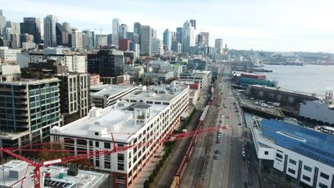 Seattle waterfront Stock Photos