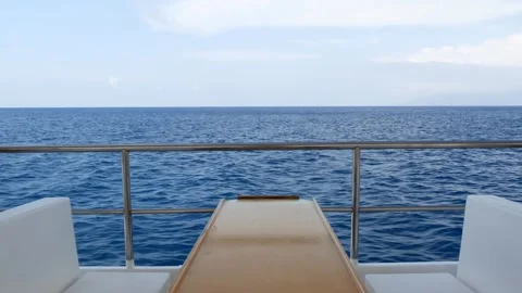 Seaview from a moving boat Stock Footage 244151841