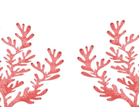 Seaweed pattern isolated icon Stock Illustration