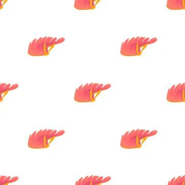 Seaweed pattern seamless vector Stock Illustration