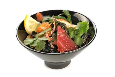 Seaweed salad Stock Photos