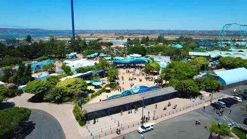 SeaWorld Theme Park San Diego Drone | Stock Video | Pond5