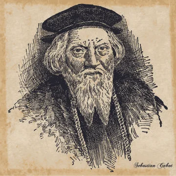 Sebastian Cabot Stock Illustration