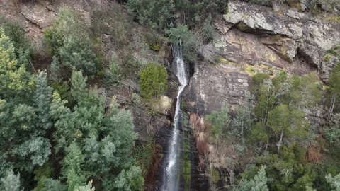 Sebolido waterfall Stock Footage 233712384