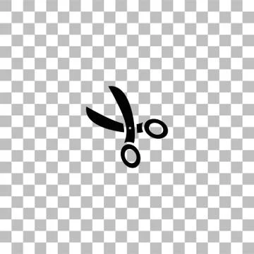 Secateurs icon flat Stock Illustration