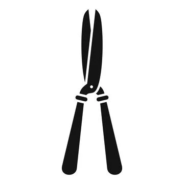 Secateurs icon simple vector. Garden pruning Stock Illustration