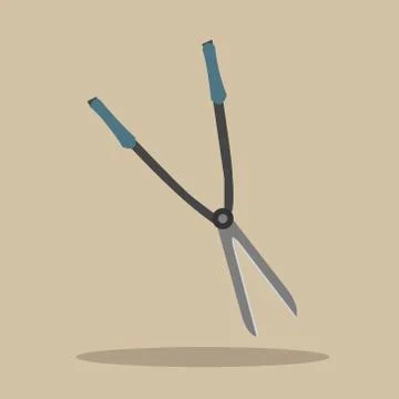 Secateurs Vector Illustrazione stock