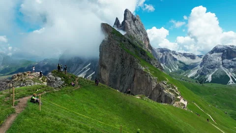 Seceda, Dolomite, Italy Stock Footage 250819419