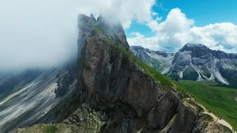 Seceda, Dolomite, Italy Stock Footage 250822652