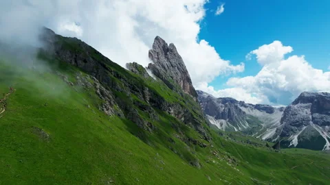 Seceda, Dolomite, Italy Stock Footage 250827508
