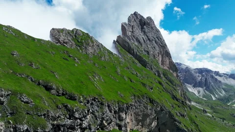 Seceda, Dolomite, Italy Stock Footage 250828635