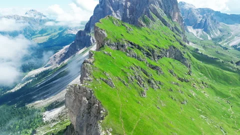 Seceda, Dolomite, Italy Stock Footage 250830818