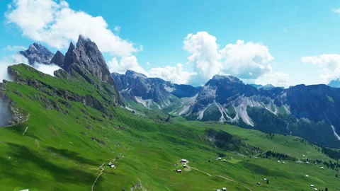 Seceda, Dolomite, Italy Stock Footage 250836304