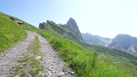 Seceda, Dolomites, Italy Stock Footage 246274567