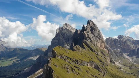 Seceda Mountain, Dolomites Stock Footage 95482028